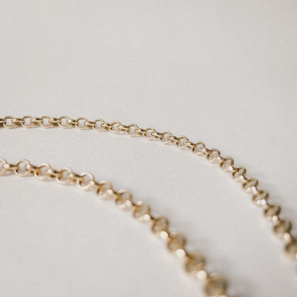 J. Crew Orange Rhinestone Pendant Gold Necklace - Picture 6 of 8